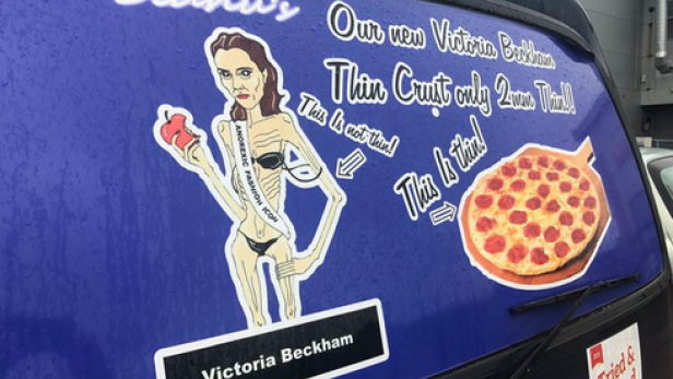 Werbung für hauchdünne Pizza erzürnt Beckham