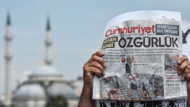 Demonstration für Pressefreiheit Ende Juli in Istanbul