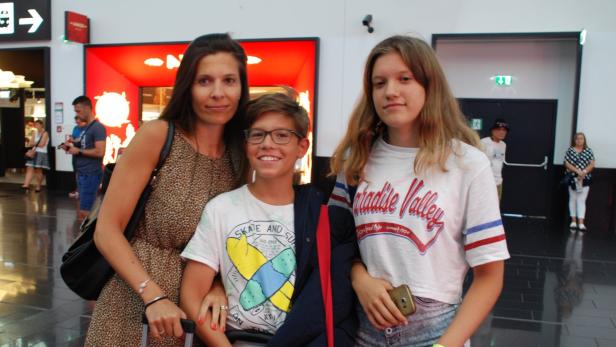 Silvia war mit ihren Kindern auf Besuch in Barcelona