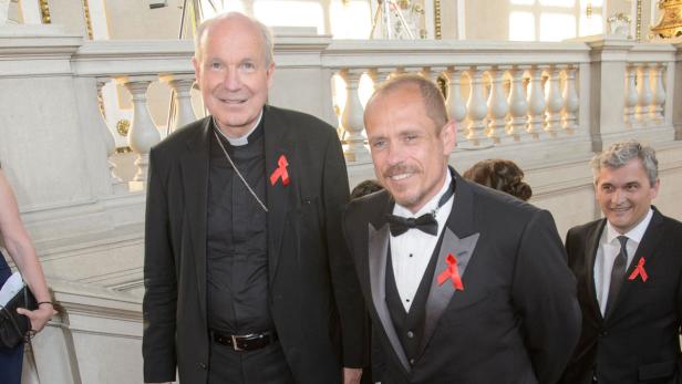 Kardinal Christoph Schönborn mit Gery Keszler
