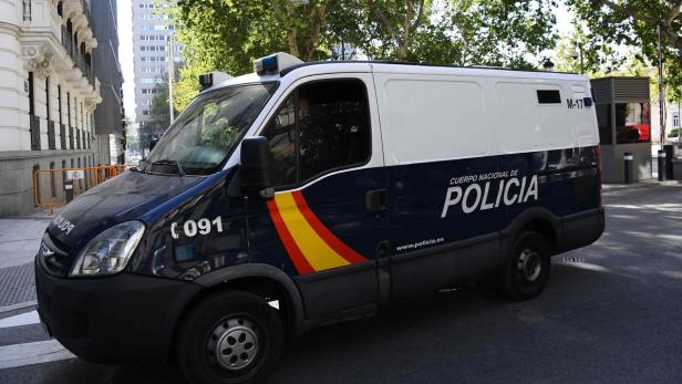 Polizei in Madrid