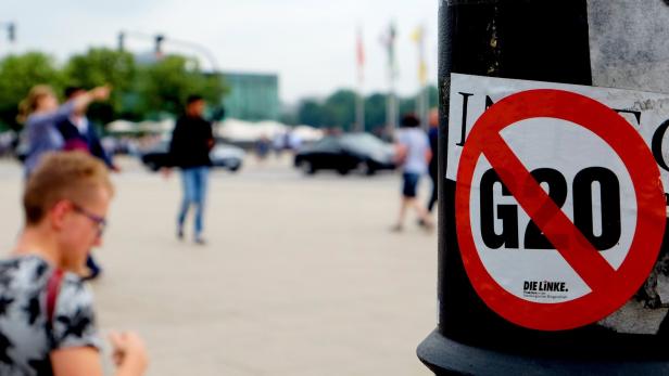 Gewalt bei G20-Protesten dient der Begründung des Verbots