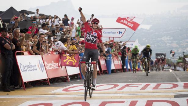 Chris Froome stellte die Weichen auf den Gesamtsieg bei der Vuelta.