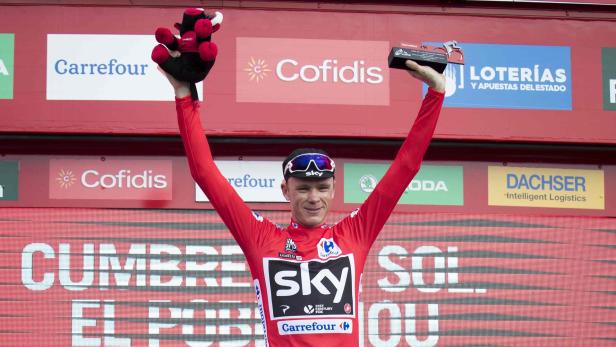 Froome bleibt weiter im Roten Trikot.
