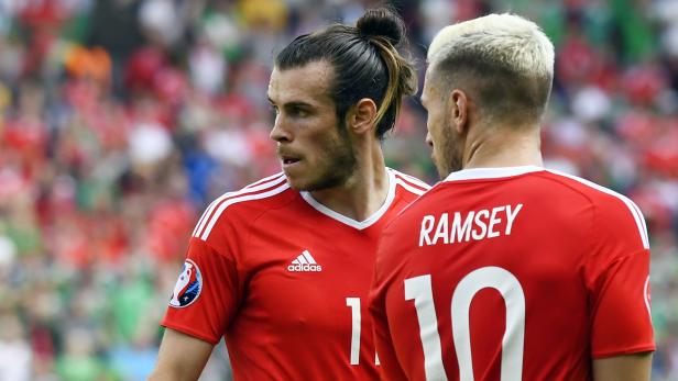 Gareth Bale und Aaron Ramsey sollen dem ÖFB-Team in Cardiff Probleme bereiten.