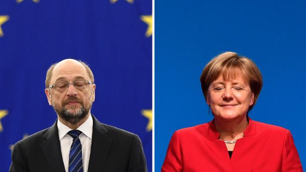 Das Duell zwischen Schulz und Merkel