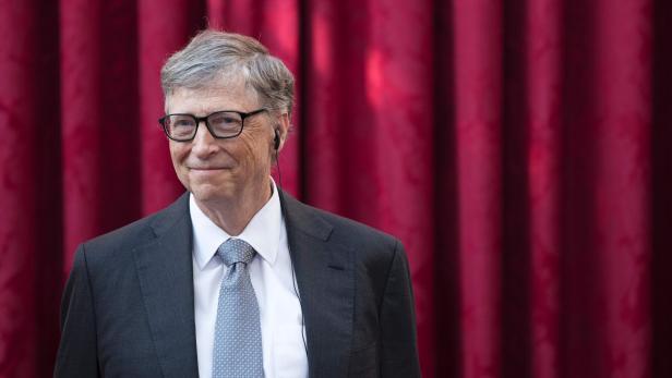 Bill Gates auf Stippvisite in Wien
