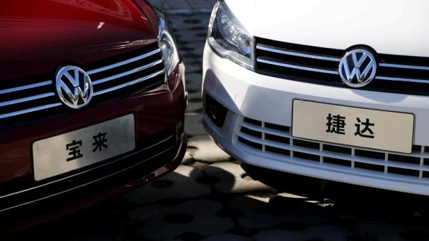 Volkswagen ist in China stark vertreten.
