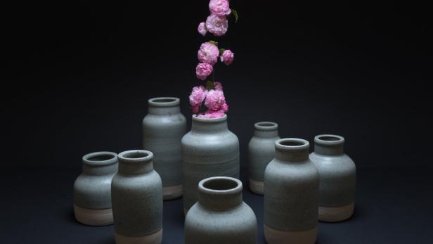 Die Vasen der Keramikerin Barbara Wihann konnten bestaunt werden.