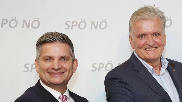 SPÖ-Kreise räumen Schnabl (re.) gute Chancen ein, Androsch zu beerben