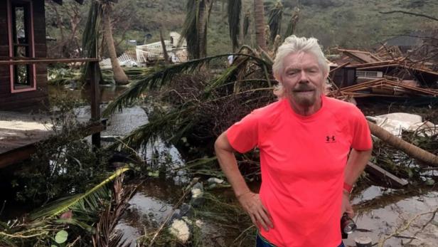 Hurrikan: Milliardär Branson zeigt seine zerstörte Insel