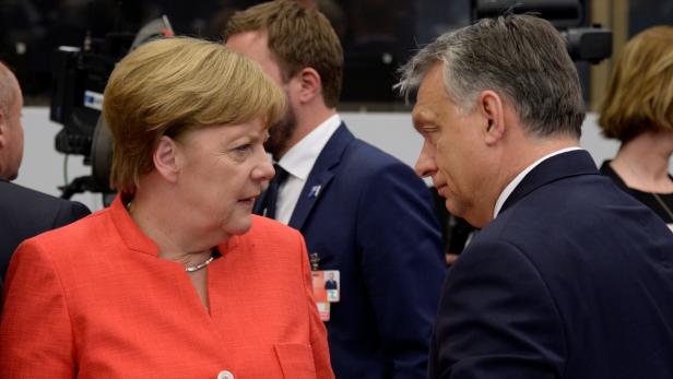 Merkel und Orban: Nicht gerade beste Freunde