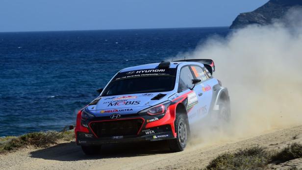 Thierry Neuville (Hyundai) gab in Italien ordentlich Gas.