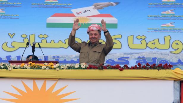 Masoud Barzani will das referendum gegen alle Widerstände durchziehen.