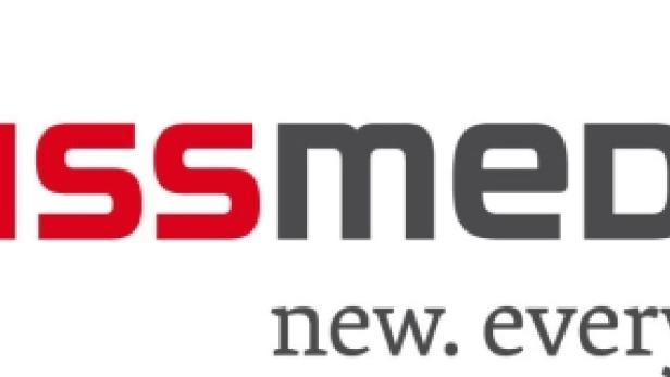 Das Logo von Russmedia mit dem Slogan „new. every day.“.