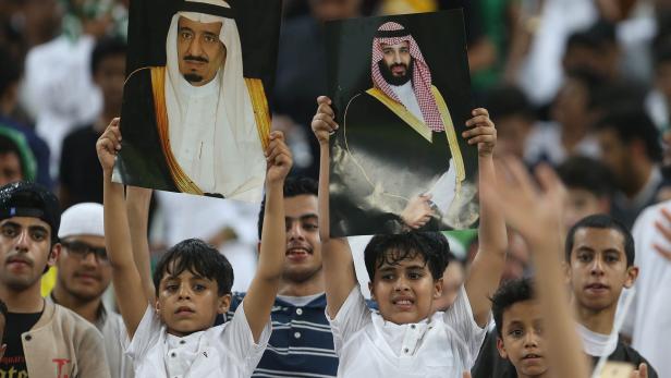 Saudi Arabische Fans.
