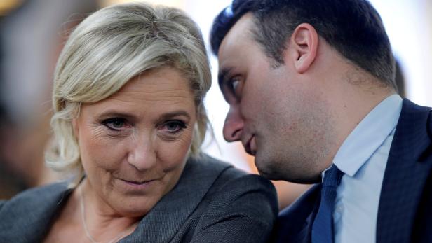 Marine Le Pen (l.) und Florian Philippot.