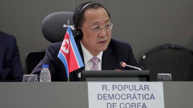 Nordkoreas Außenminister Ri Yong-ho.
