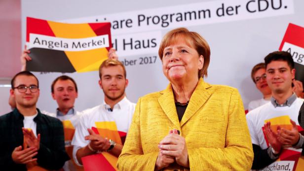 Angela Merkel beim CDU-Frühstück in Berlin