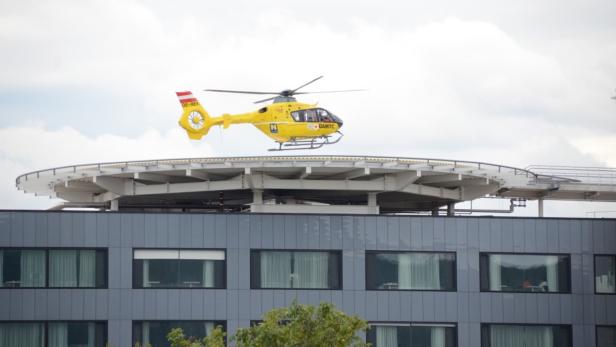 Rettungseinsatz für das Spital in Baden