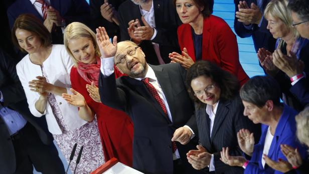 Martin Schulz machte gute Miene zum bösen Spiel für die SPD