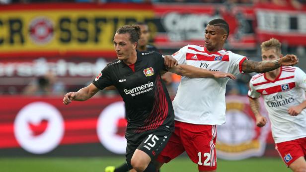 Beim 3:0-Erfolg von Leverkusen gegen den HSV spielte ÖFB-Kapitän Julian Baumgartlinger im Mittelfeld durch und zeigte eine starke Partie. Für Baumgartlinger ist es der zweite Einsatz in dieser Saison, der erste über 90 Minuten.