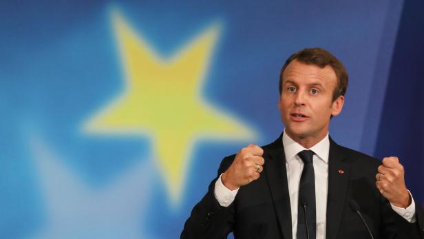Macron skizzierte in einer Rede an der Sorbonne seine ehrgeizigen EU-Pläne