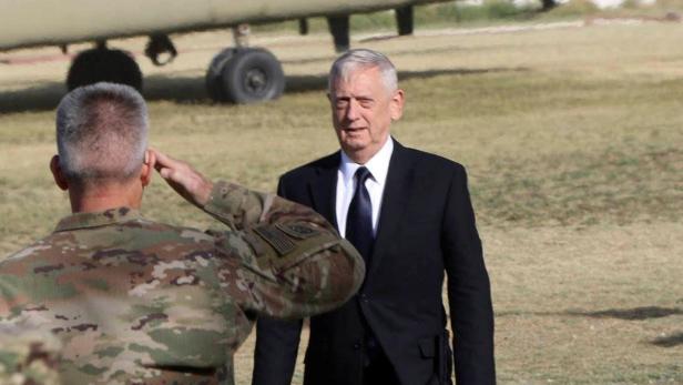 James Mattis bei seiner Ankunft in Afghanistan