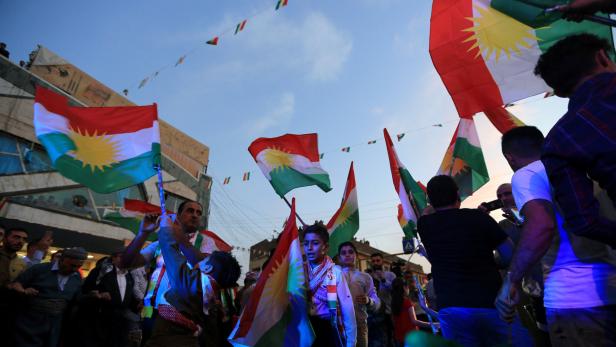 Kurden für das Referendum