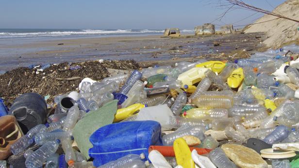 Plastikmüll verschmutzt Meere und Strände.