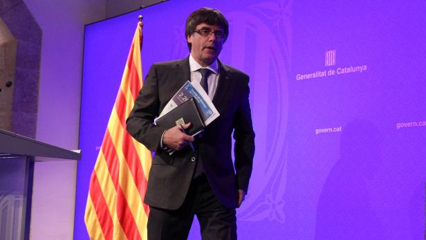 Der katalanische Ministerpräsident Carles Puigdemont