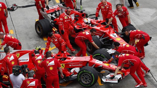 Die Motoren warfen Ferrari im Titelkampf zurück.