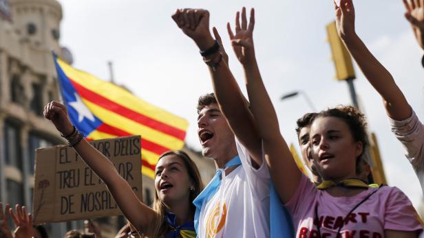 Gefährliche Emotionen: Katalanische Separatisten auf Kollisionskurs