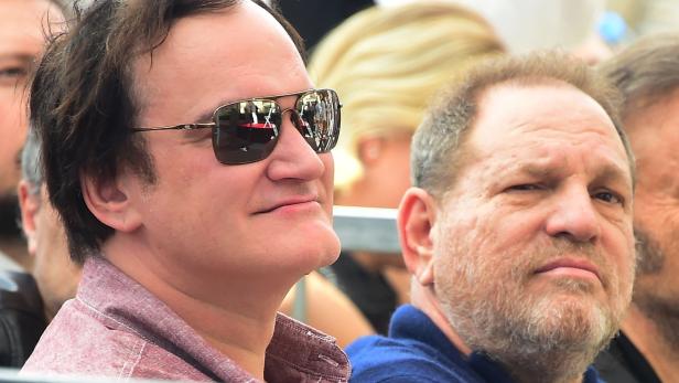 Quentin Tarantino (li.) will nichts zu Weinstein sagen