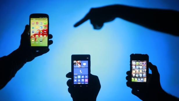 Microsofts Marktanteile bei Smartphones bewegen sich im niedrigen einstelligen Prozentbereich.