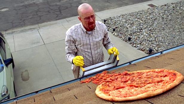 "Breaking Bad"-Haus: Zaun gegen Pizza am Dach