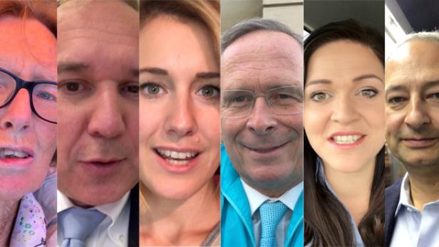 Im Selfie-Modus: So erlebten Kandidaten ihren Wahlkampf