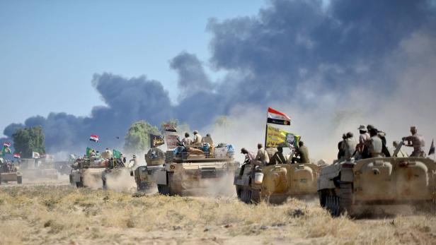 Schiitische Milizen an der Front im Irak – sie bilden heute das Rückgrat der irakischen Armee.