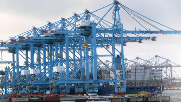 Der neue Containerhafen in Rotterdam