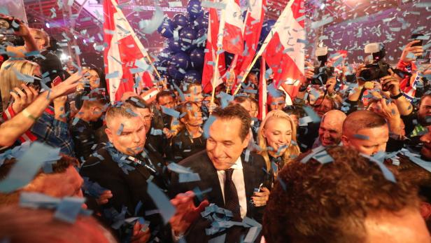 Heinz-Christian Strache schaffte in seinem zwölften Jahr als FPÖ-Chef bei seiner vierten Nationalratswahl sein bis dato bestes Ergebnis