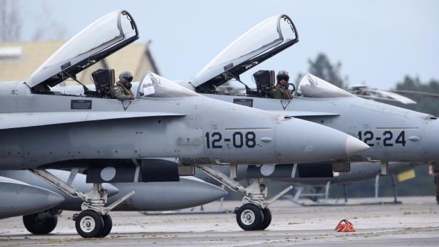 Spanische F-18-Jets, Symbolbild