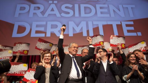 Van der Bellen nach Wahlsieg: Präsident der Mitte war keine Hife für die Grünen