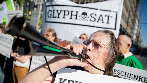Demonstrationen gegen das Unkrautvernichtungsmittel Glyphosat