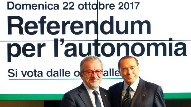 Roberto Maroni und Silvio Berlusconi