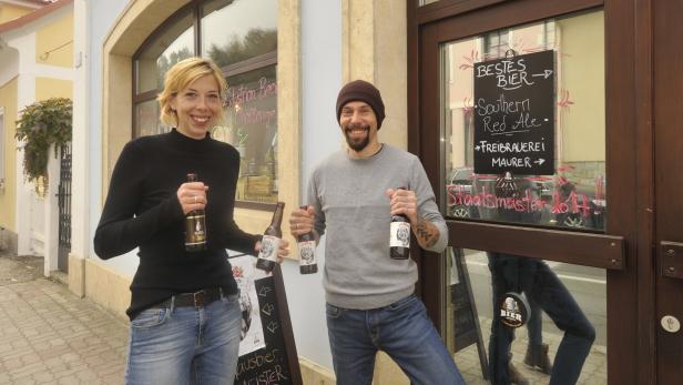 Bier-Brauer: Marielies und Markus Maurer haben ein Geschäft und eine Brauerei in Güssing eröffnet