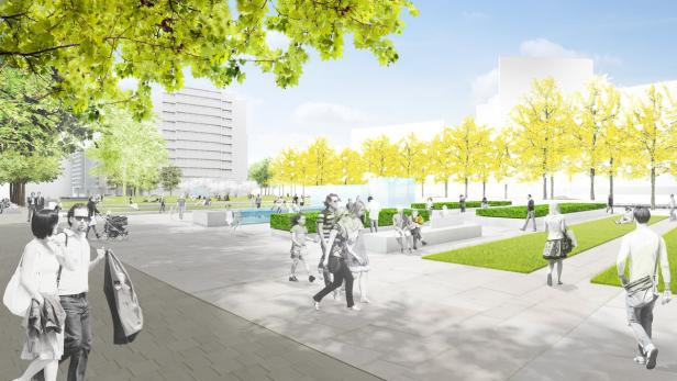 Der neue Schwedenplatz soll vor allem eines werden: grün.