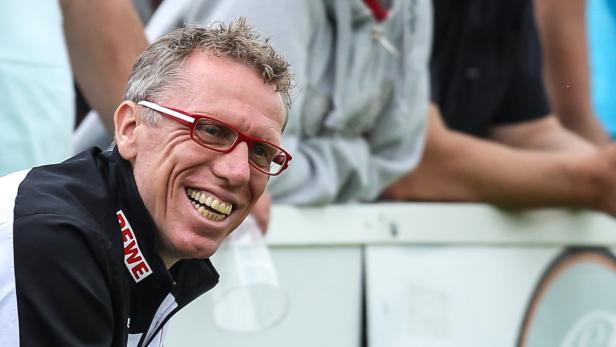 Hat leicht lachen: Trainer Peter Stöger sah einen Kölner Sieg.