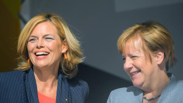 CDU-Duo: Julia Klöckner und Angela Merkel