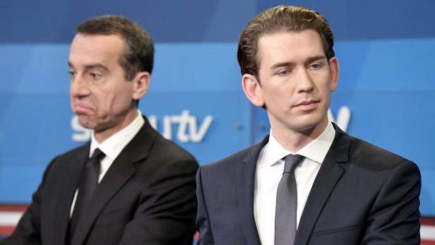 Christian Kern (SPÖ) und Sebastian Kurz (ÖVP)