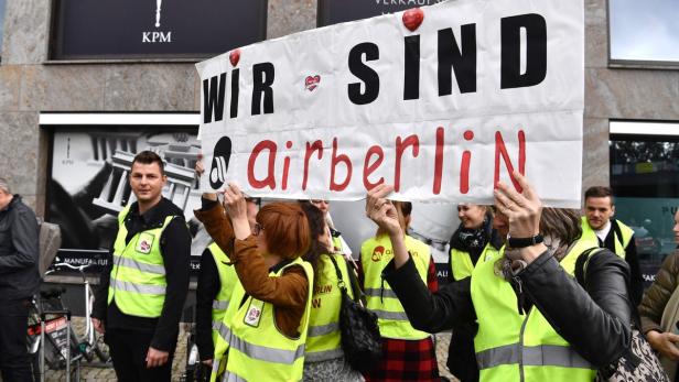 AirBerlin-Mitarbeiter.
